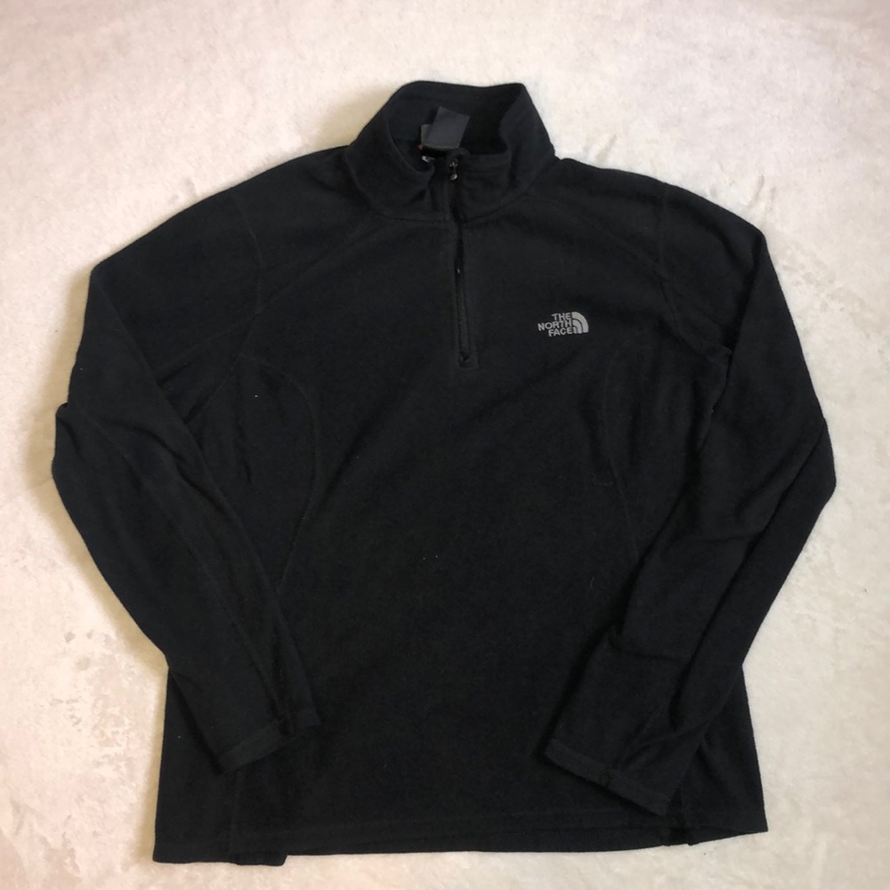 The North Face Black Fleece Quarter Zip Jacket